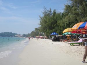 Strand in Kambodscha